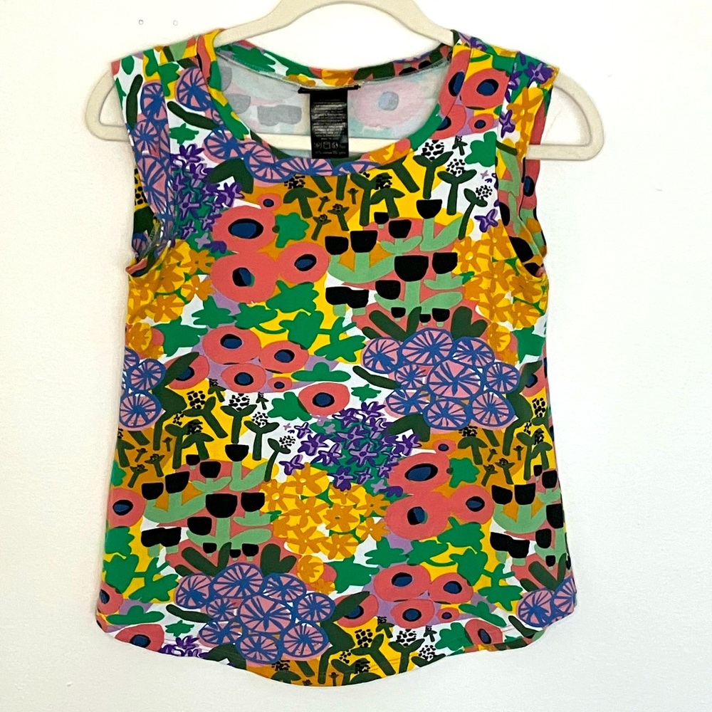 NOOWORKS “People I’ve Loved” print Muscle Tee in size small